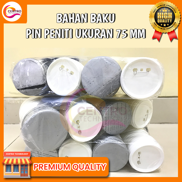 Jual Bahan Baku Pin Uk Mm Model Peniti Bros Polos Shopee Indonesia