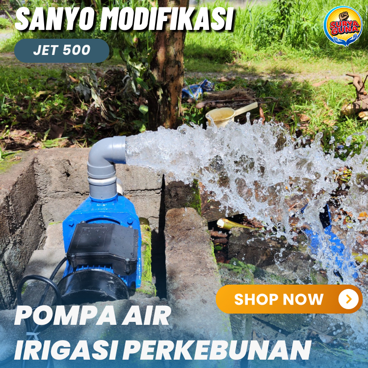 Jual Pompa Air Modifikasi JET 500 Pipa IN OUT 2 Dim Debit Air Besar