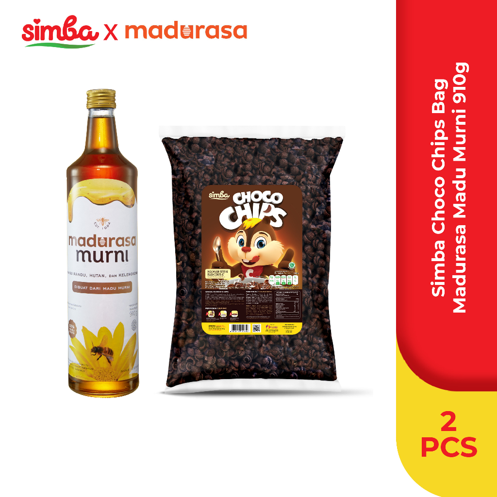 Jual 1 Cereal SIMBA Choco Chips Bag 950 Gr 1 Madurasa Botol Murni