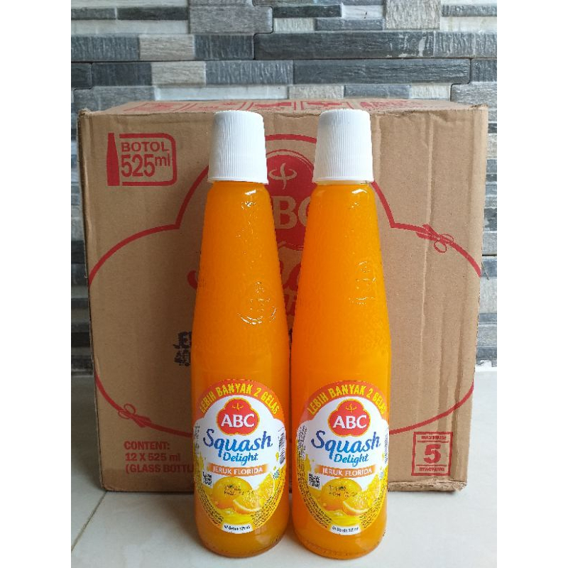 Jual Sirup ABC Squash Delight Orange Sirop Jeruk Dus Isi 12 Botol X