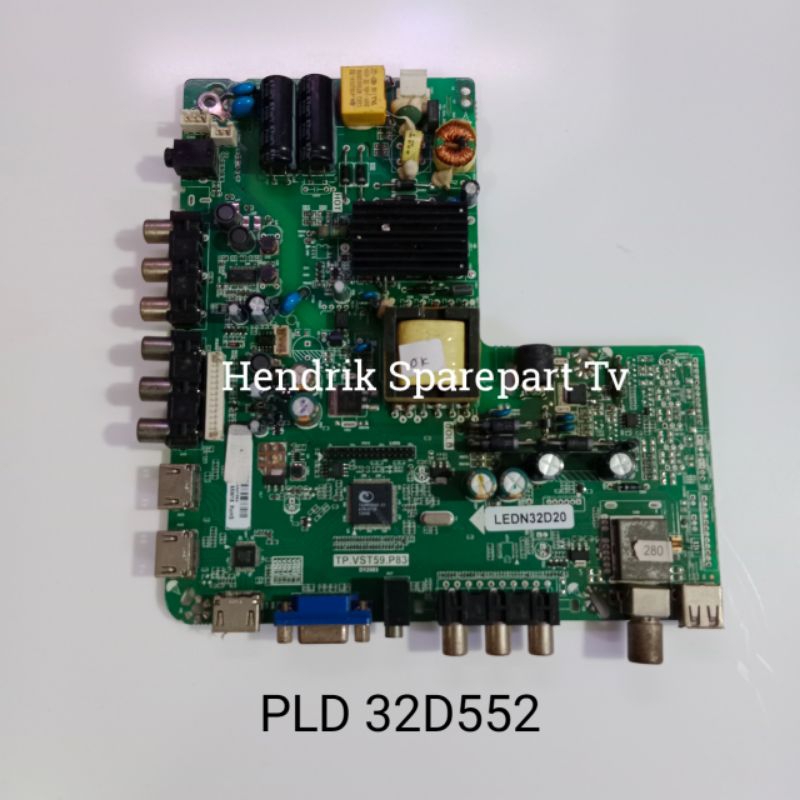 Jual MESIN TV MODUL MB MAINBOARD TV LED POLYTRON PLD 32D552