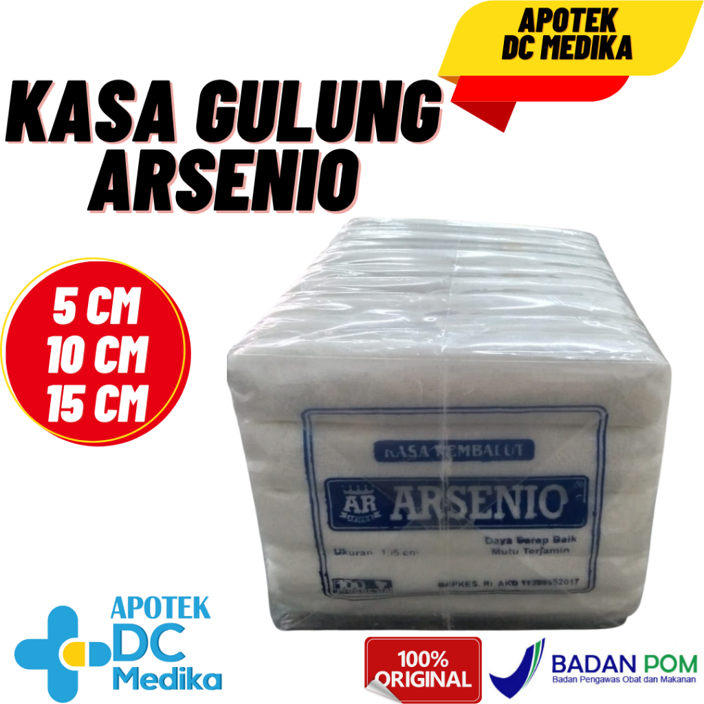 Jual Kasa Gulung 15 Cm Isi 5 Roll Kassa Verban 15cm X 4 Yard Prima