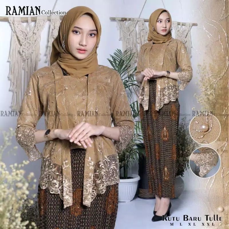 Jual Promo Setelan Kebaya Kutubaru Tille Ramain Stelan Kebaya