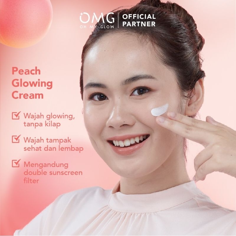 Jual Omg Oh My Glow Peach Glowing Cream Shopee Indonesia