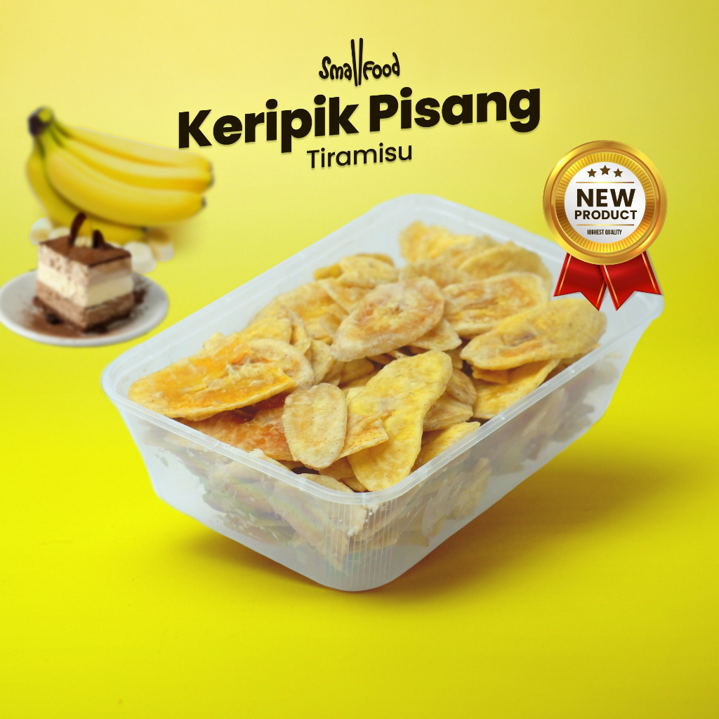 Jual Smallfood 225 Gram Keripik Pisang Tiramisu Topping Lumer