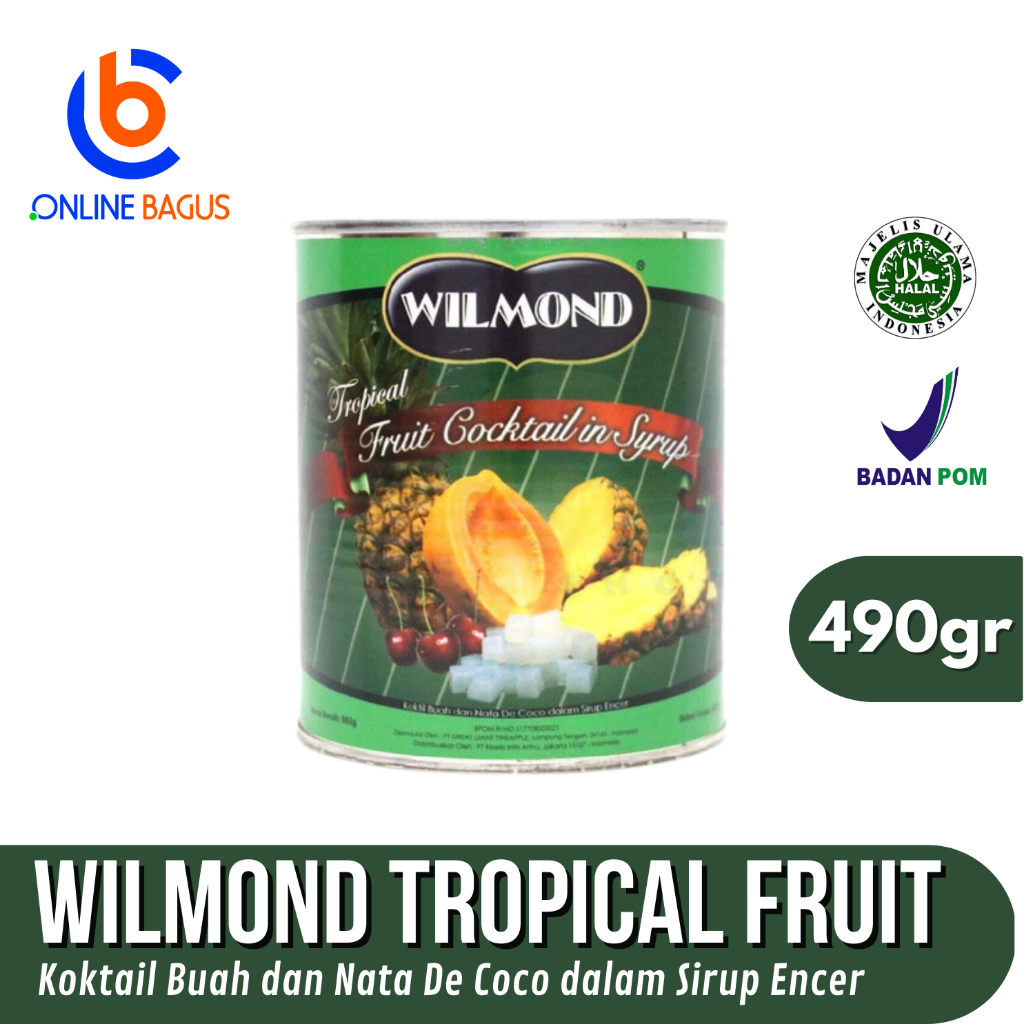 Jual Wilmond Tropical Fruit Cocktail With Nata The Coco In Syrup 490 Gr