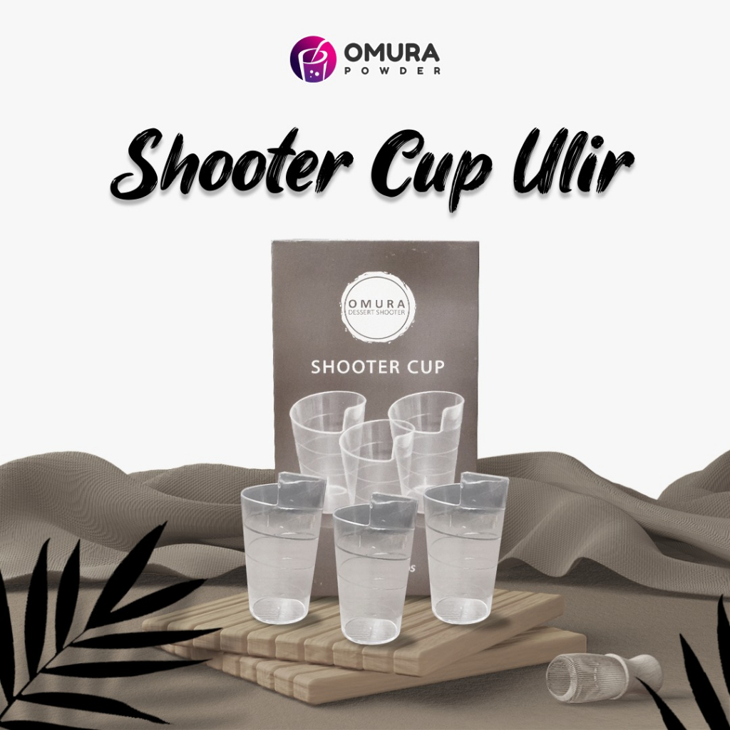 Jual Shooter Cup Omura Gelas Pudding Cup Puding Model Ulir Wadah