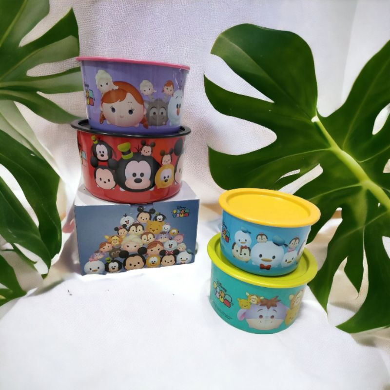 Jual Wadah Tempat Toples Makanan Kue Cemilan Snack Disney Tsum Tsum