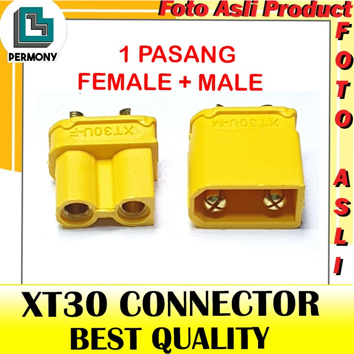 Jual Xt Connector Konektor Socket Soket Male Female Plug Battery Xt