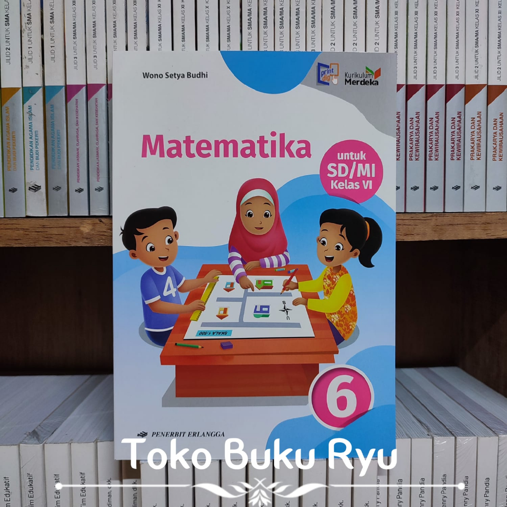 Jual Buku Matematika Kelas Sd Kurikulum Merdeka Erlangga Shopee