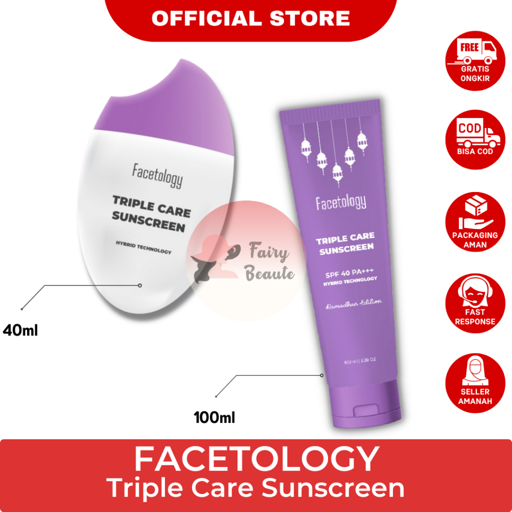 Jual Facetology Triplecare Triple Care Sunscreen Facetologi Suncreen