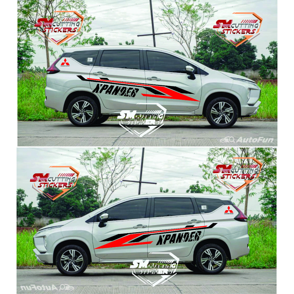 Jual STIKER MOBIL XPANDER TERBARU CUTTING STICKER MOBIL TERBARU CUSTOM