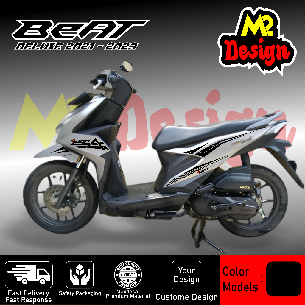 Jual Stiker Beat Deluxe Aksesoris Motor Stiker Honda Beat