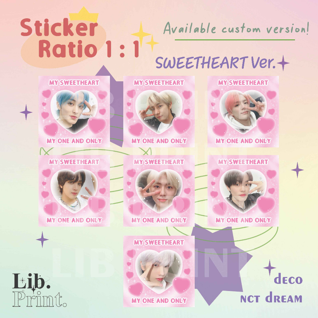 Jual STICKER DECO KPOP CUSTOM STICKER NCT DREAM SWEETHEART KPOP