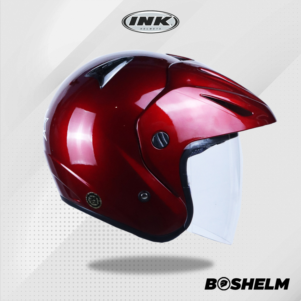 Jual Boshelm Helm Ink Cx Sport B Solid Helm Half Face Sni Shopee