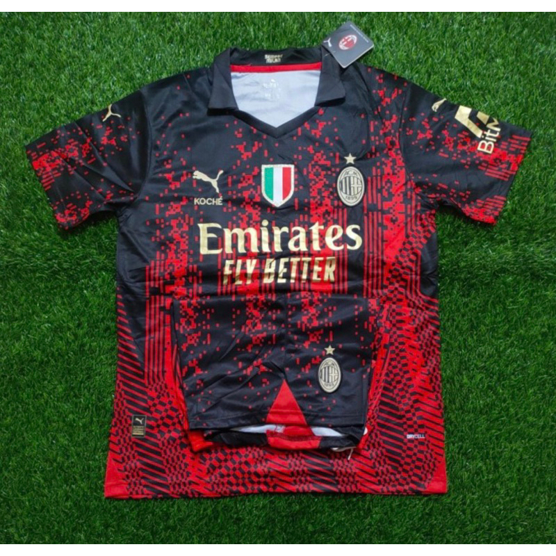 Jual Full Set Baju Celana Jersey Stelan Milan Th Koche Grade