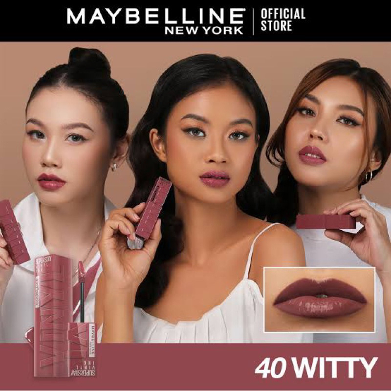 Jual Maybelline Superstay Vinyl Ink Shade Witty Shopee Indonesia