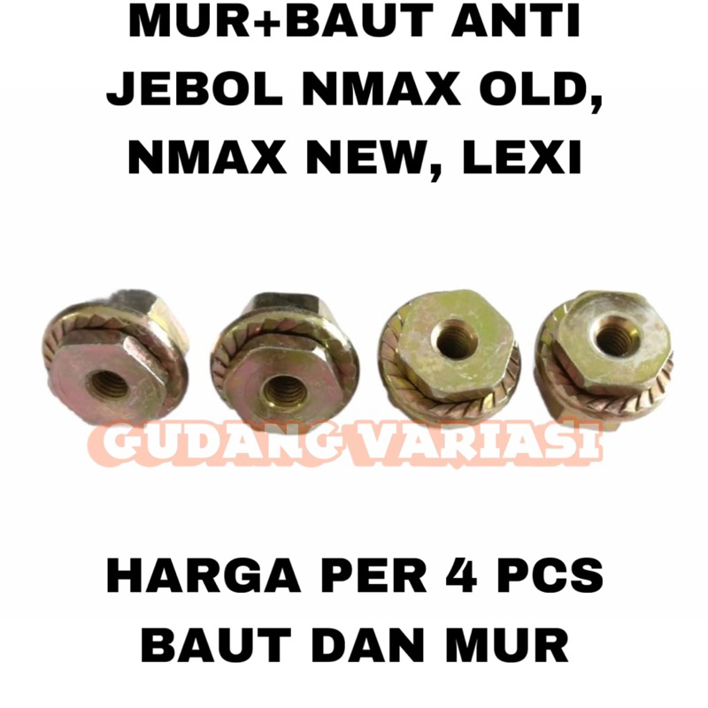 Jual Mur Baut Anti Jebol Visor Buat Motor Yamaha Nmax New Nmax Old