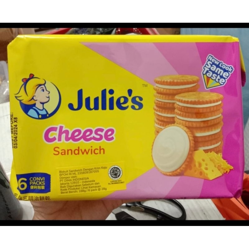 Jual Julie S Cheese Sandwich Biskuit Keju Shopee Indonesia