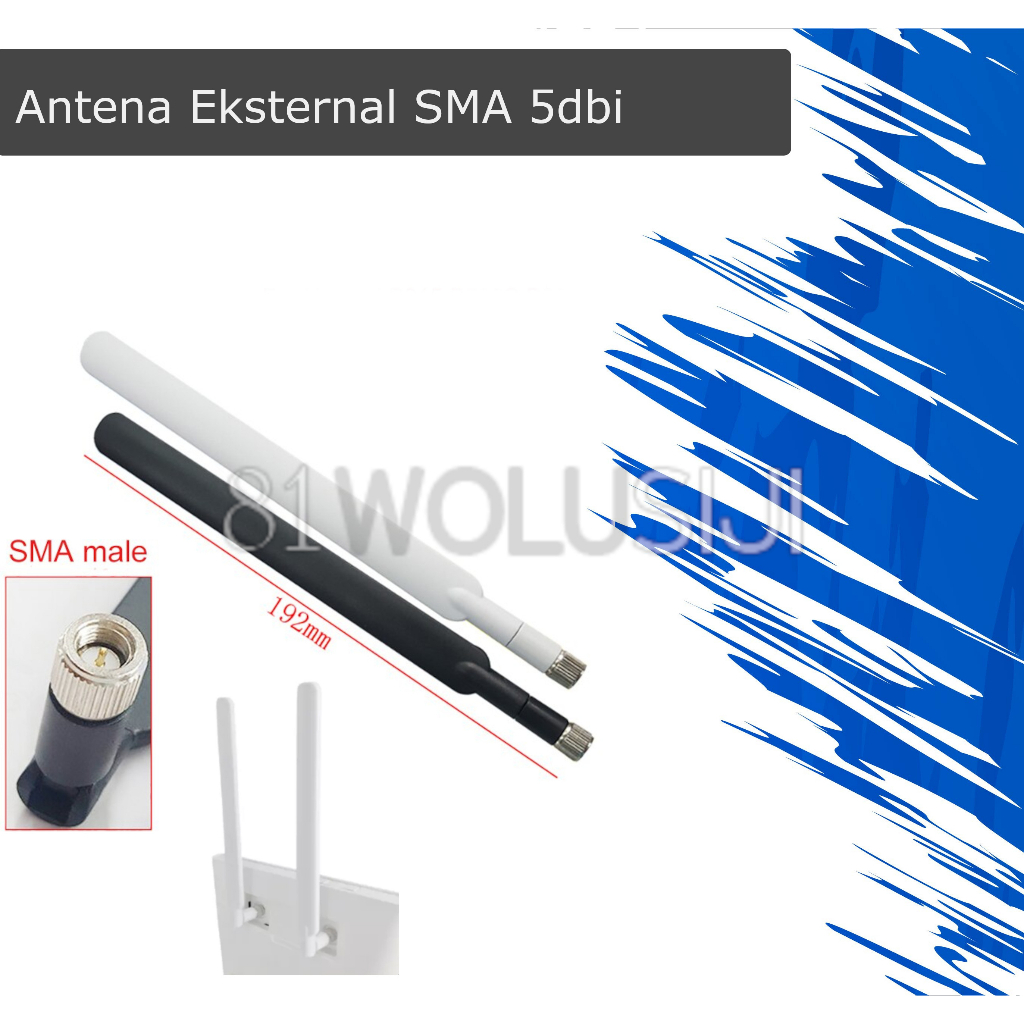 Jual Antena Modem G Lte Wifi Eksternal Sma Connector Male