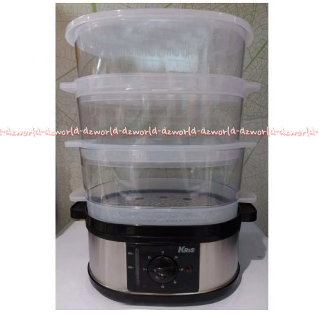 Jual Kris Foodsteamer Panci Kukus Rebus Makanan 3 Susun Pakai Listrik