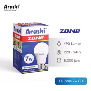 Jual Lampu Bohlam Led Bulb Arashi Zone W W W W W W W Super