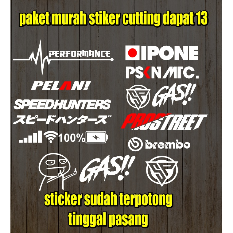 Jual Vol 3 Stiker Motor Kece Viral Stiker Viral Stiker Racing