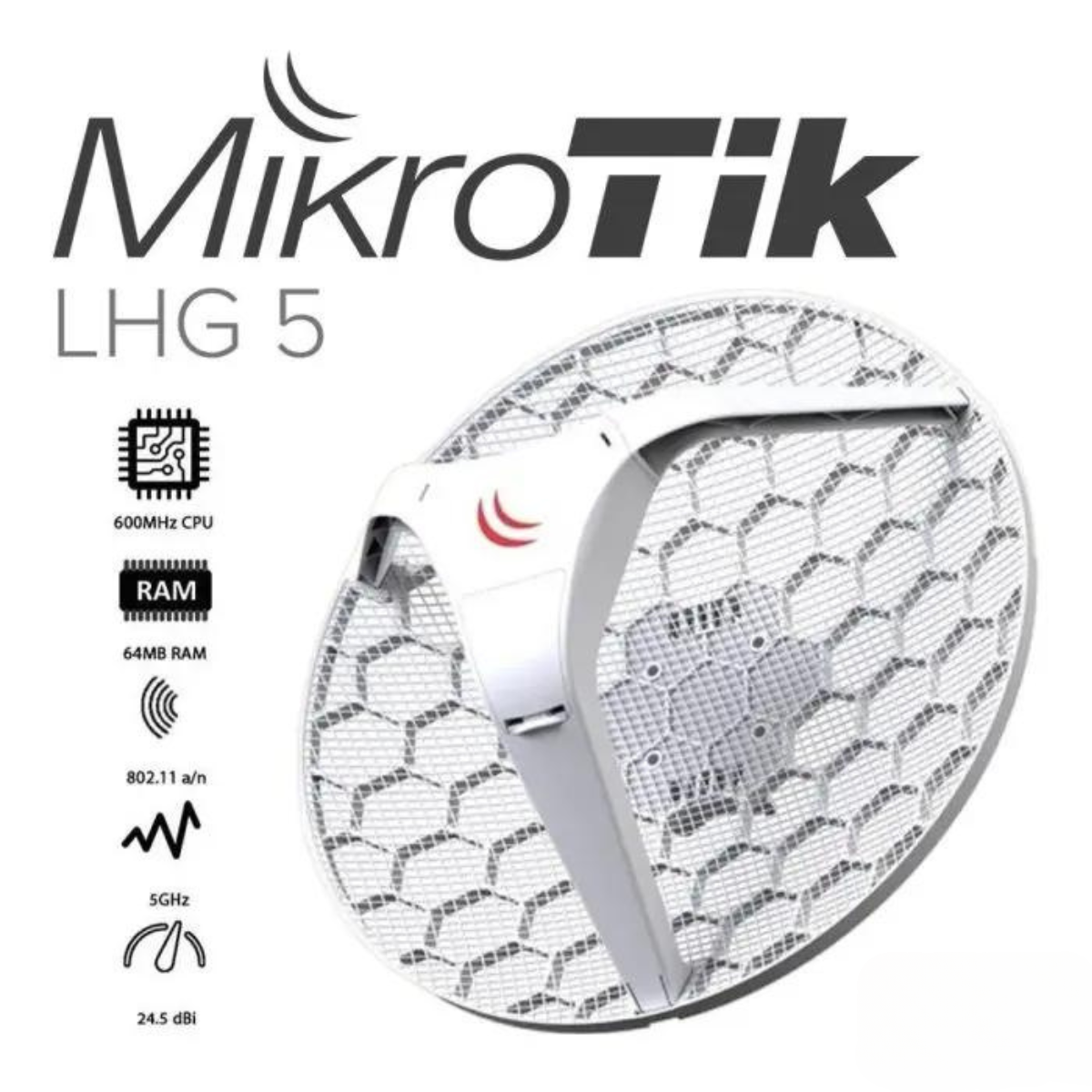 Jual MikroTik RBLHG 5nD Embedded 5Ghz LHG 5nD Wireless RB LHG 5nD