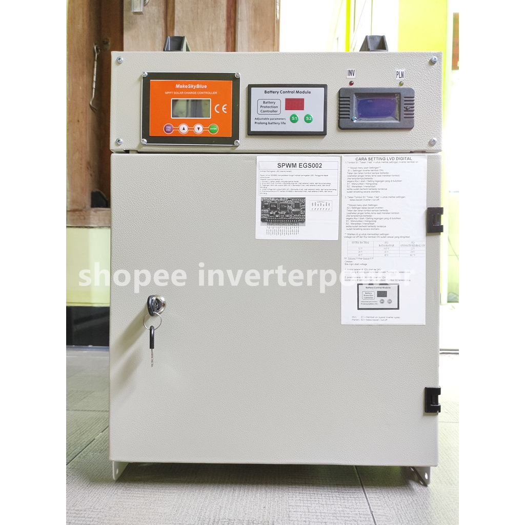 Jual Box Panel Kw Inverter Lengkap Trafo W W Pure Sine Wave