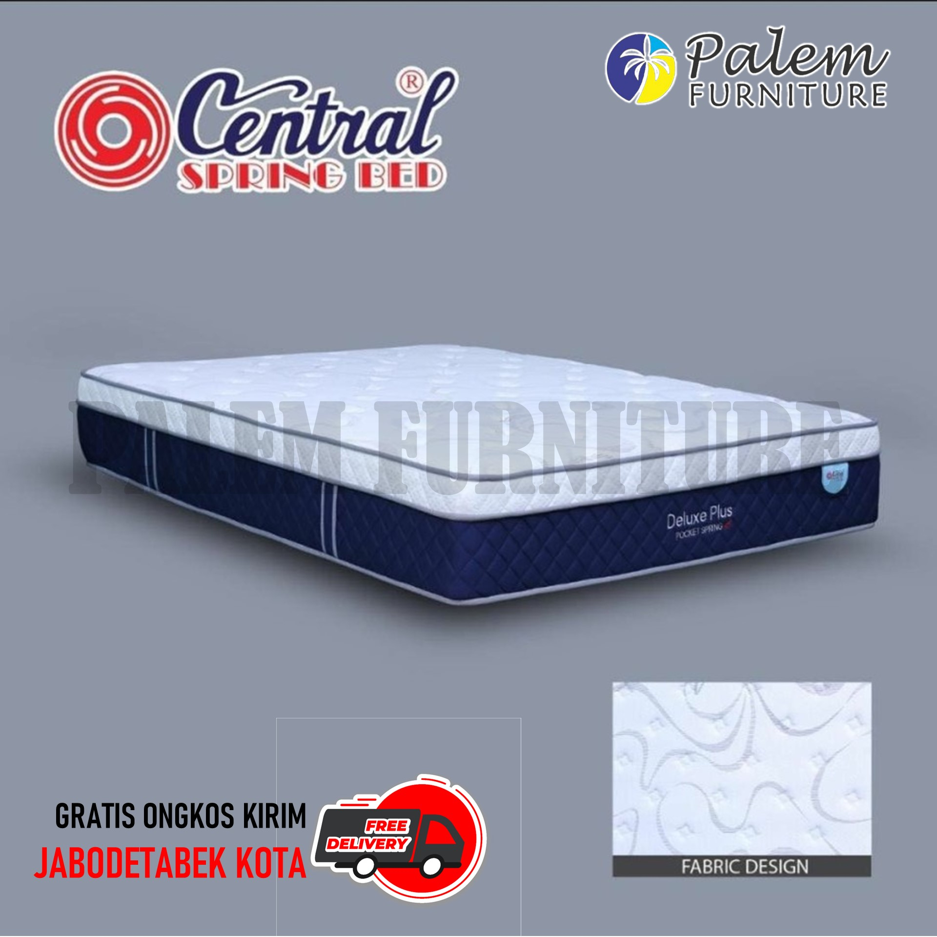 Jual Central Deluxe Plus Pocket Springbed Kasur Tebal Cm Matrass