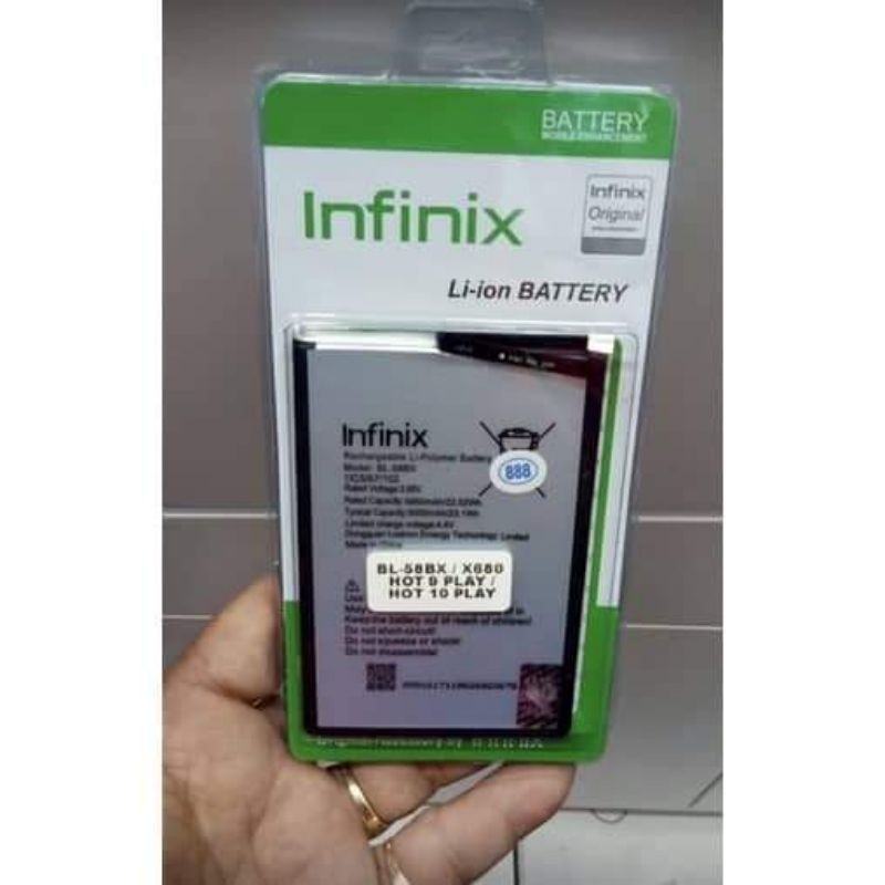 Jual BATERAI INFINIX HOT 9 PLAY ORGINAL Shopee Indonesia