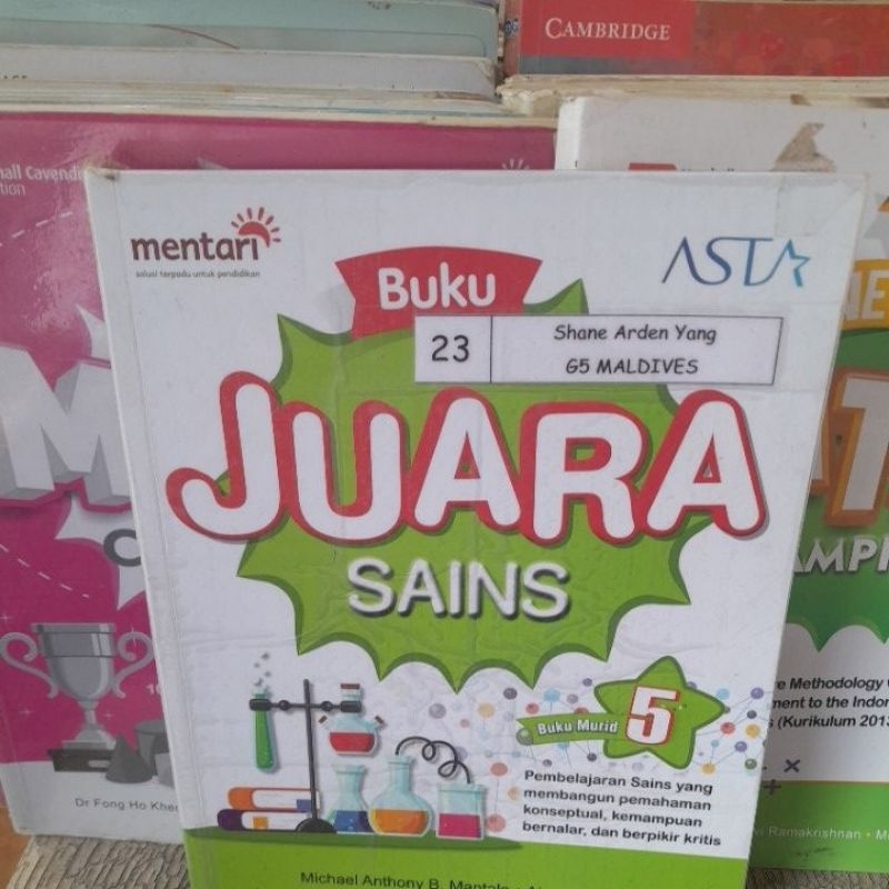 Jual Buku Juara Sains Kelas Mentari Shopee Indonesia