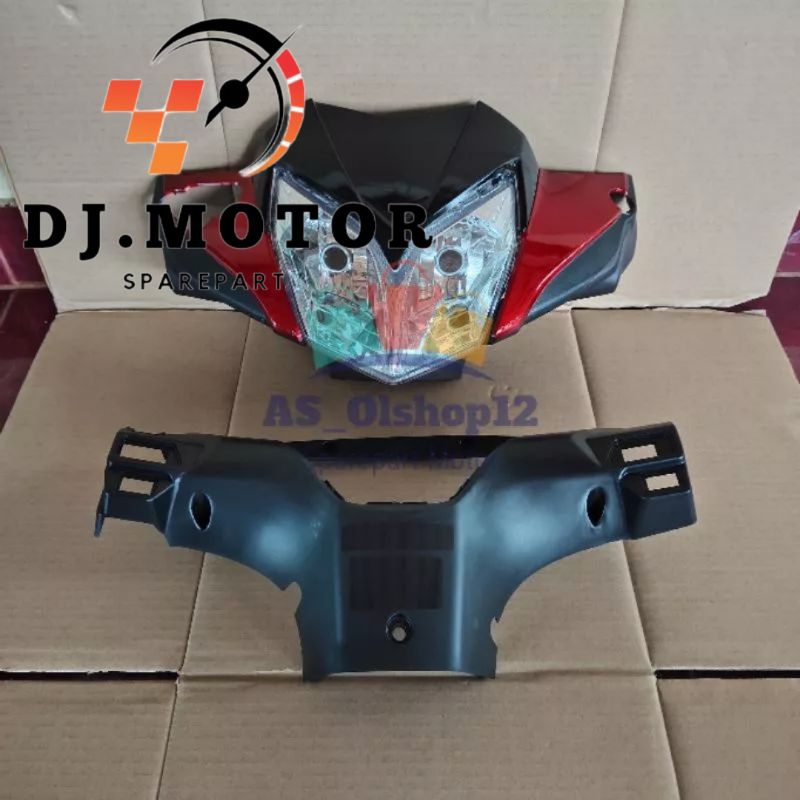 Jual Batok Depan Belakang Reflektor Plus Baut Honda Supra X New