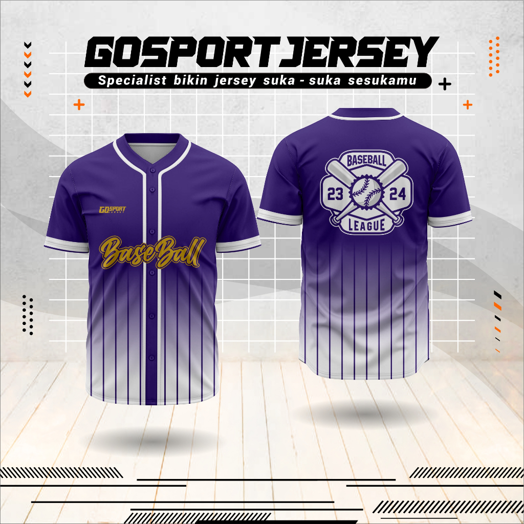 Jual Jersey Baseball Original Custom Nama Jersey Baju Softball