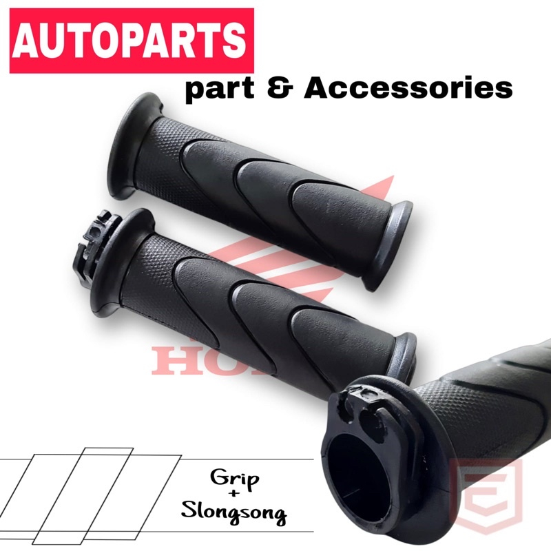 Jual HANDGRIP STANDAR HONDA SET SELONGSONG PIPA GAS CKD VARIO BEAT