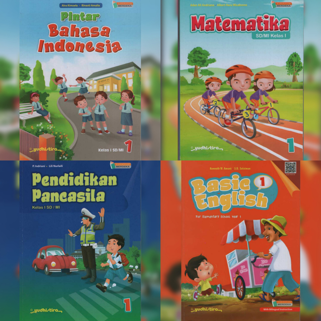 Jual BUKU PAKET KURIKULUM MERDEKA KELAS 1 SD MI PENERBIT YUDHISTIRA