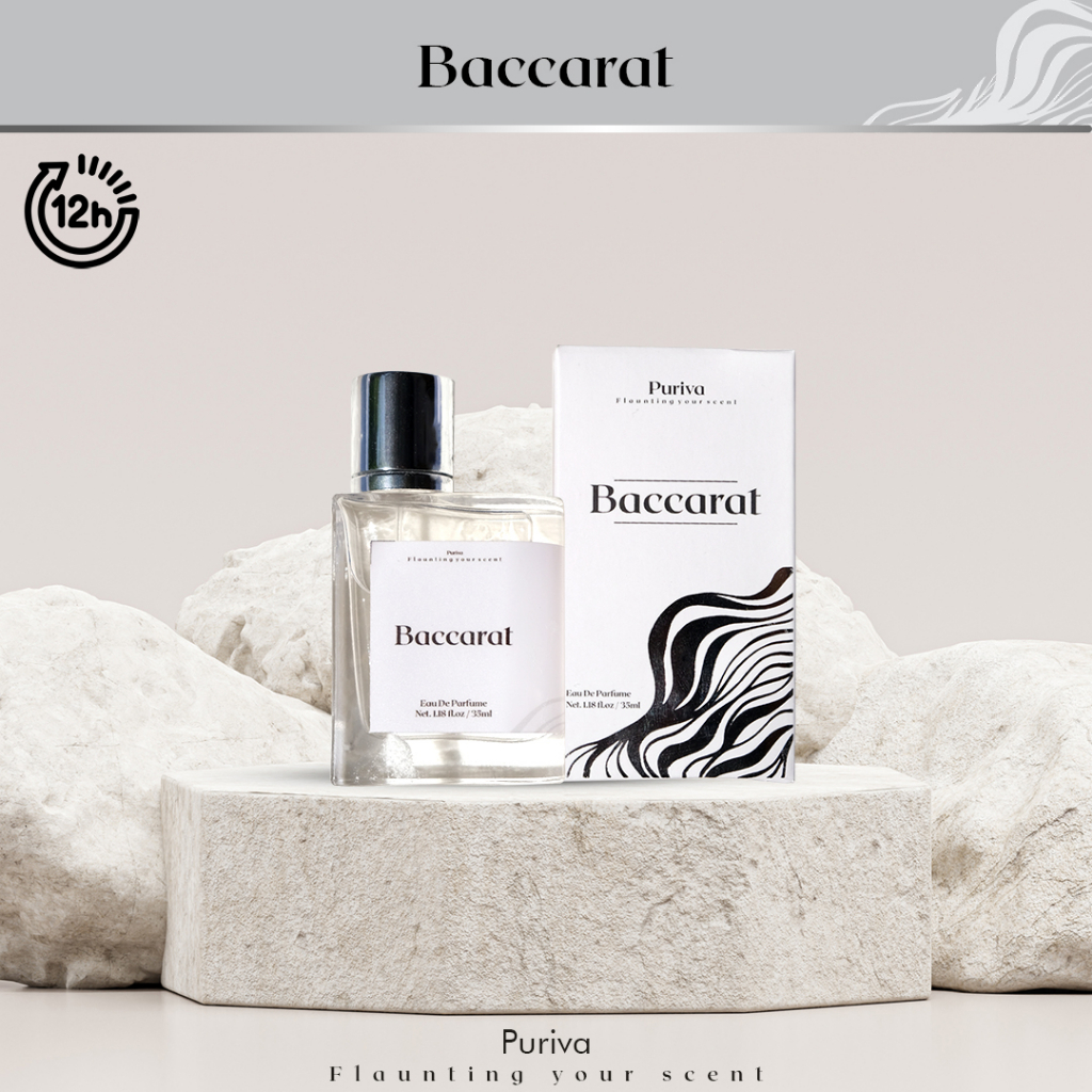 Jual Puriva Parfum Baccarat Premium Unisex Pria Wanita Wangi Tahan Lama