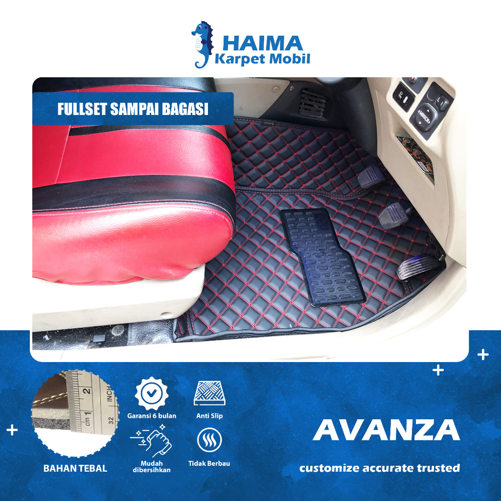 Jual Karpet Mobil Haima Toyota Avanza Tahun Fullset Bagasi