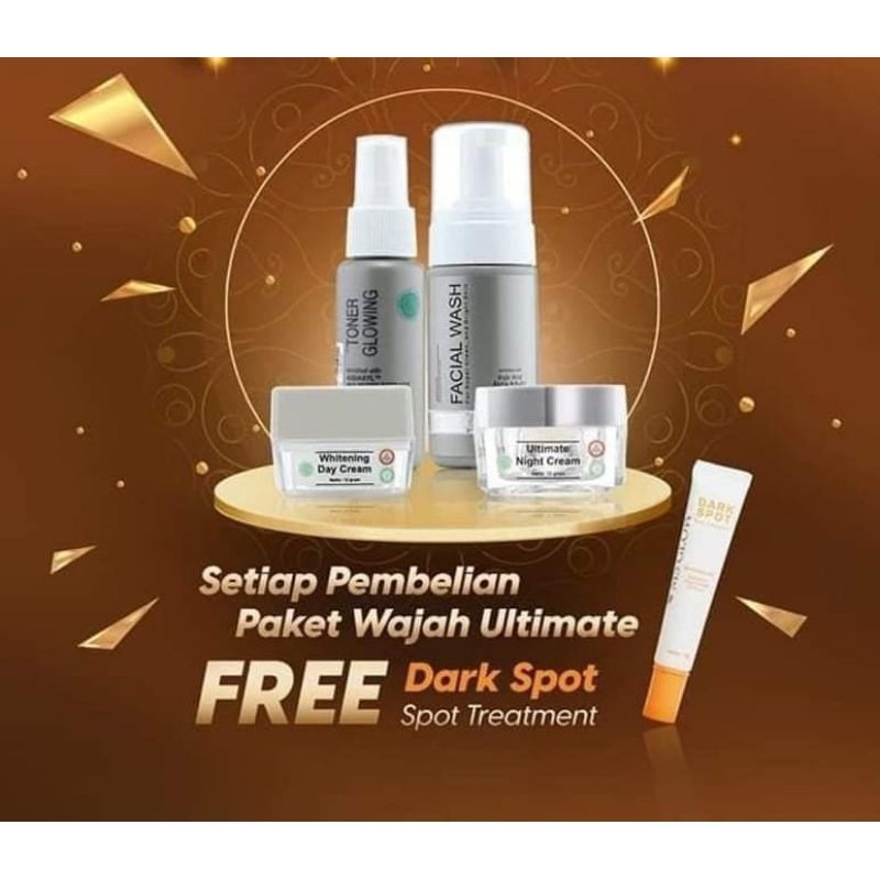 Jual MS GLOW PAKET WAJAH ULTIMATE FREE DARK SPOT Shopee Indonesia