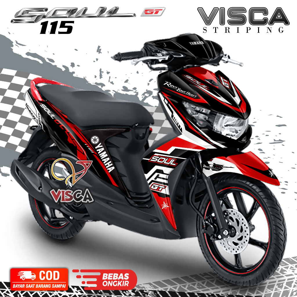 Jual Decal Soul GT 115 Full Body Stiker Soul GT 115 Full Body Dekal