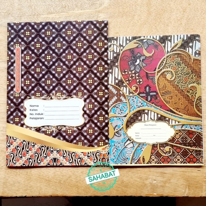 Jual Sampul Buku Batik Ukuran Kuarto Dan Boxy Isi Lembar Bahan Halus