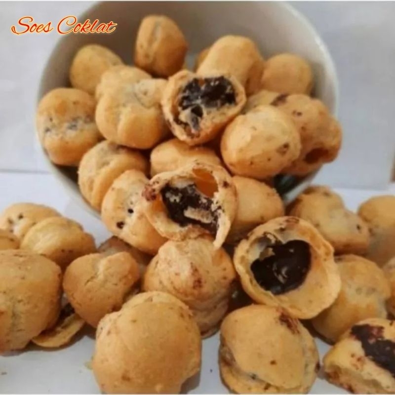 Jual Soes Coklat Gram Soes Mickey Kue Soes Kering Kiloan Shopee