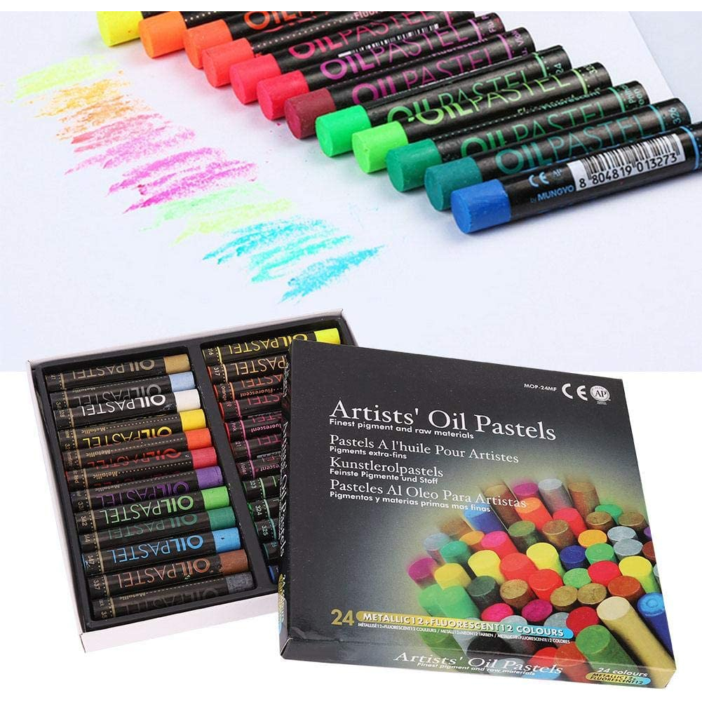 Jual Mungyo Gallery Artists Oil Pastel Fluorescent Metallic Set