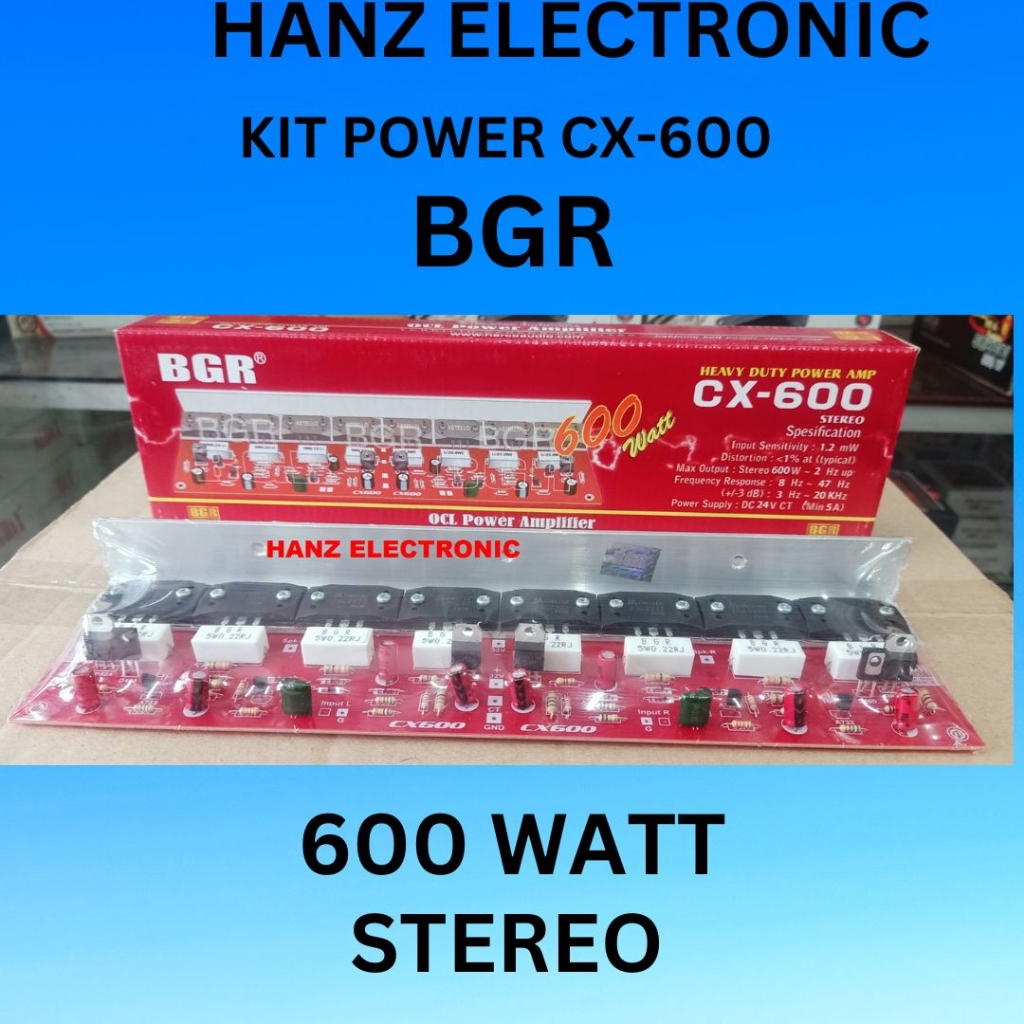 Jual Kit Power Stereo 600W OCL CX600 CX 600 CX 600 Amplifier Sanken 2