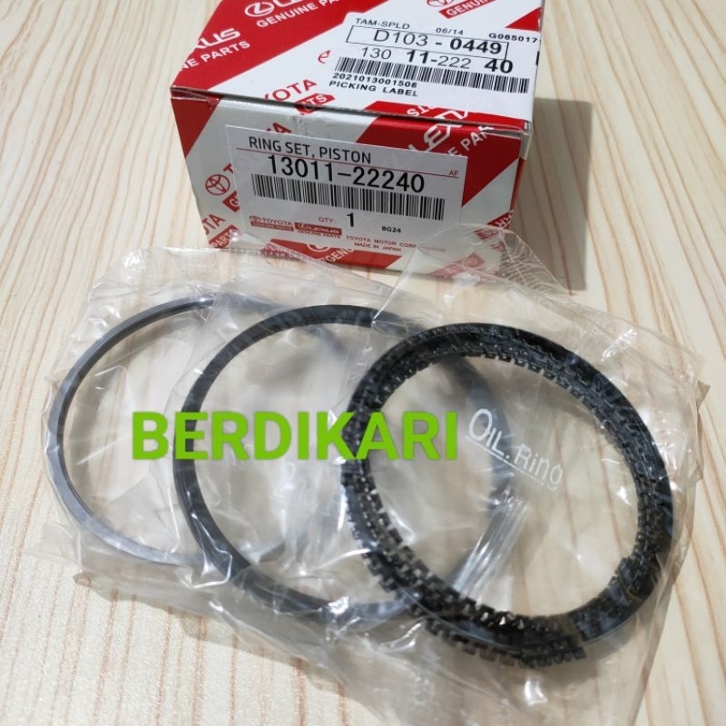 Jual Ring Piston Set Ring Seher Toyota Corolla Altis Zz Std