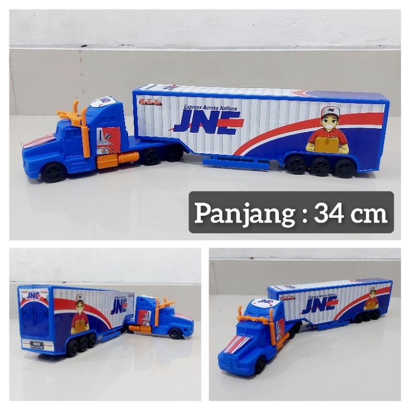 Jual Mainan Truk Kontainer Kurir Miniatur Miniatur Mobil Box Peti