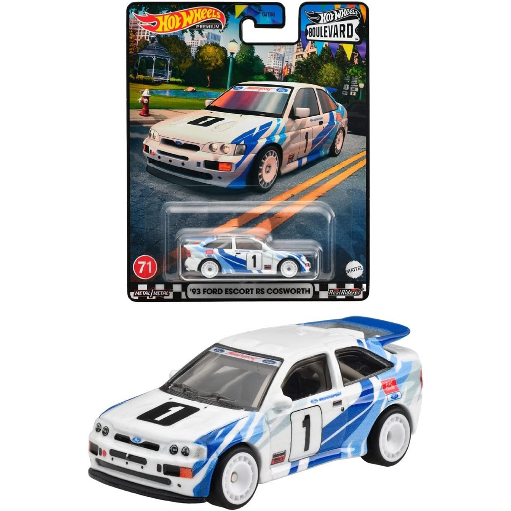 Jual Hotwheels Premium 93 FORD ESCORT RS COSWORTH Boulevard Q 2023