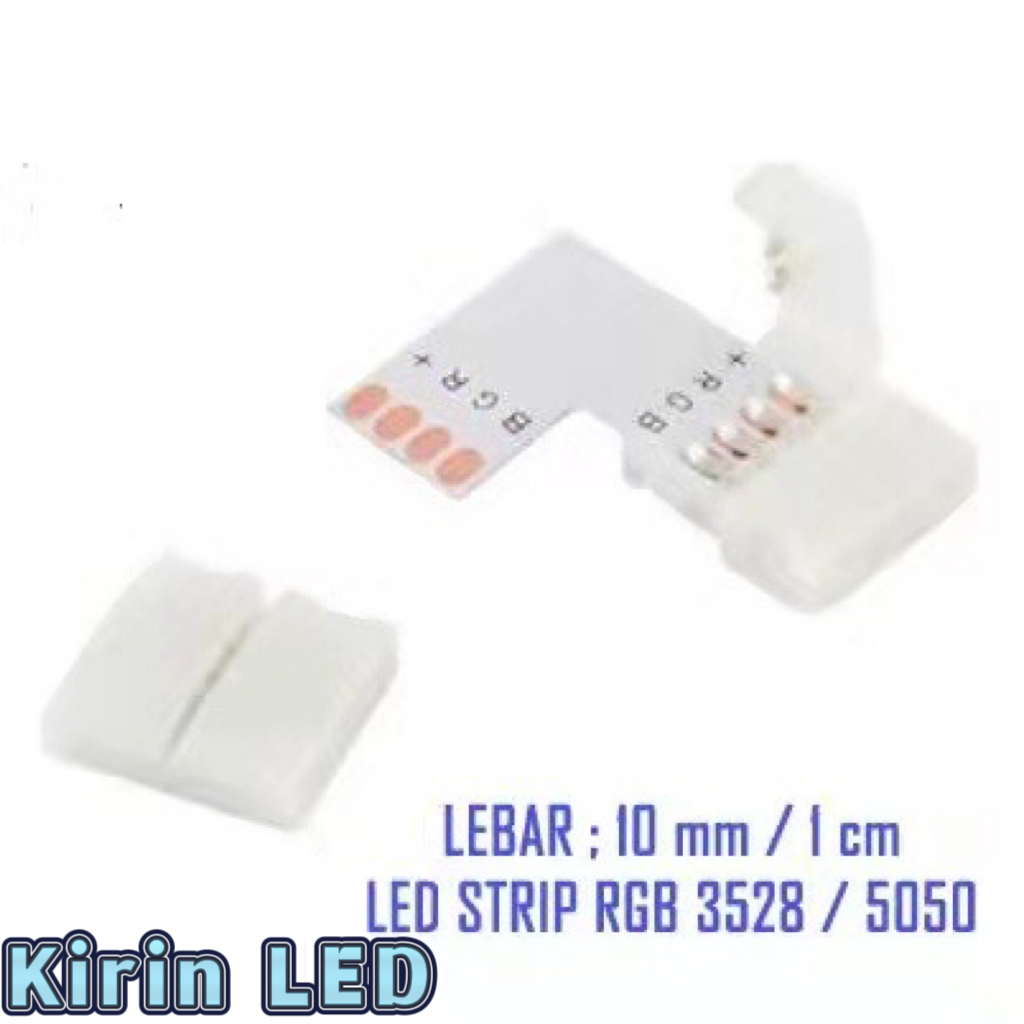 Jual Konektor Klip Jepit Klem Sambungan Led Strip Klip