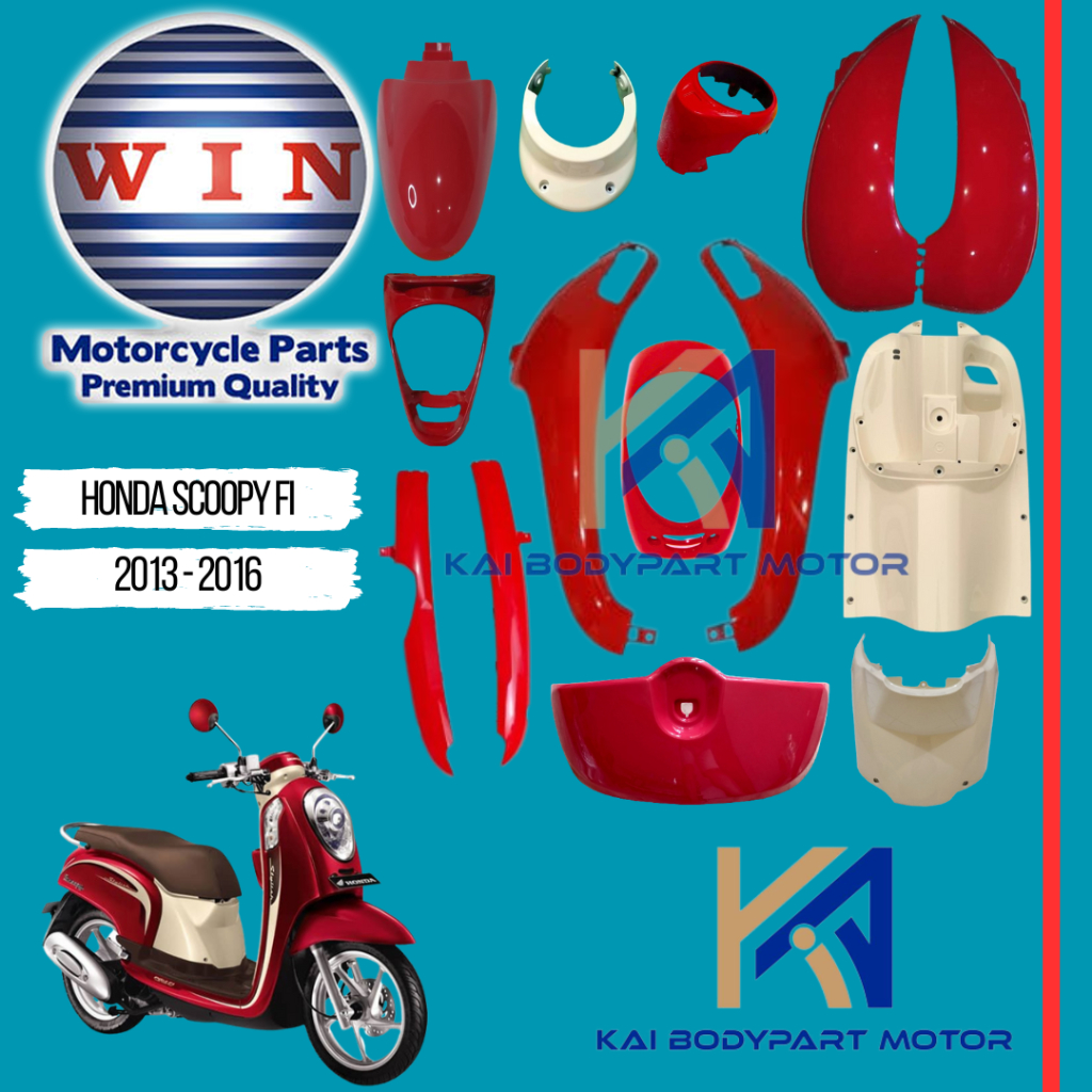 Jual Paket Fulset Bodi Kasar Halus Honda Scoopy Fi Esp