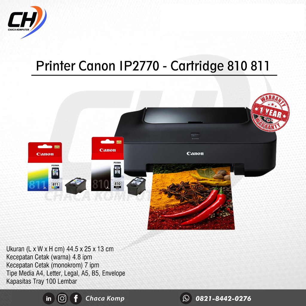 Jual Printer Canon Pixma Ip Cartridge Cartridge Original